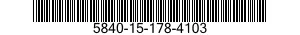 5840-15-178-4103 EXCITER,RADIO FREQUENCY 5840151784103 151784103