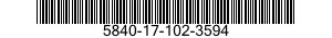 5840-17-102-3594 EVALUATION SYSTEM,RADAR DATA 5840171023594 171023594