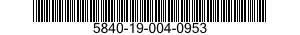 5840-19-004-0953 DISPLAY UNIT,RADAR 5840190040953 190040953