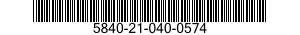 5840-21-040-0574  5840210400574 210400574