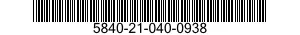 5840-21-040-0938 CURSOR,INDICATOR 5840210400938 210400938
