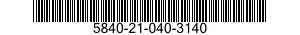 5840-21-040-3140 STRAP NUT,PLUG-IN ELECTRONIC COM 5840210403140 210403140