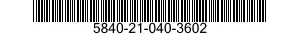 5840-21-040-3602  5840210403602 210403602