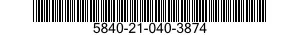 5840-21-040-3874  5840210403874 210403874