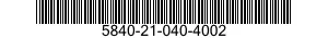 5840-21-040-4002  5840210404002 210404002