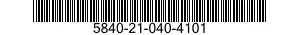5840-21-040-4101 COUPLING SECTION 5840210404101 210404101