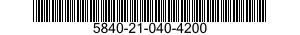 5840-21-040-4200  5840210404200 210404200