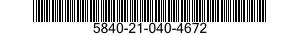 5840-21-040-4672  5840210404672 210404672