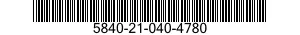 5840-21-040-4780  5840210404780 210404780