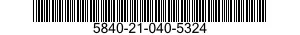 5840-21-040-5324  5840210405324 210405324
