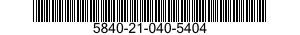 5840-21-040-5404  5840210405404 210405404