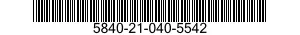 5840-21-040-5542  5840210405542 210405542