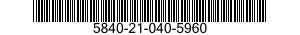 5840-21-040-5960  5840210405960 210405960