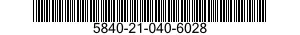 5840-21-040-6028  5840210406028 210406028