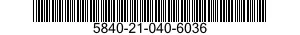 5840-21-040-6036  5840210406036 210406036
