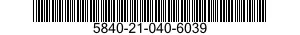 5840-21-040-6039  5840210406039 210406039