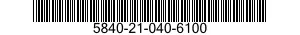 5840-21-040-6100  5840210406100 210406100