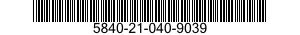 5840-21-040-9039  5840210409039 210409039