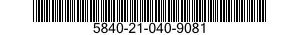 5840-21-040-9081 TRANSFORMER,POWER 5840210409081 210409081