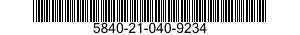 5840-21-040-9234  5840210409234 210409234