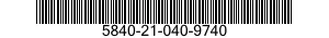 5840-21-040-9740 SOCKET,PLUG-IN ELECTRONIC COMPONENTS 5840210409740 210409740