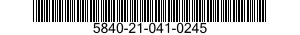 5840-21-041-0245 COIL,RADIO FREQUENCY 5840210410245 210410245