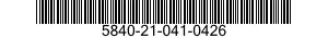 5840-21-041-0426  5840210410426 210410426