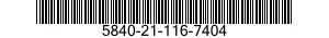 5840-21-116-7404  5840211167404 211167404