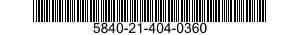5840-21-404-0360  5840214040360 214040360
