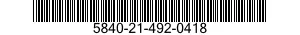 5840-21-492-0418  5840214920418 214920418