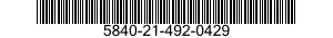 5840-21-492-0429  5840214920429 214920429