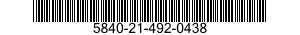 5840-21-492-0438  5840214920438 214920438