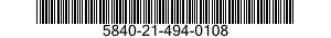 5840-21-494-0108  5840214940108 214940108