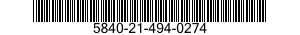 5840-21-494-0274  5840214940274 214940274