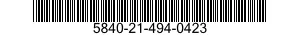 5840-21-494-0423  5840214940423 214940423
