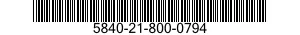 5840-21-800-0794 ELECTRONIC COMPONENTS ASSEMBLY 5840218000794 218000794