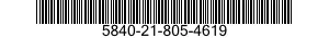 5840-21-805-4619 SPRING,HELICAL,COMPRESSION 5840218054619 218054619