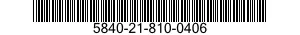 5840-21-810-0406  5840218100406 218100406