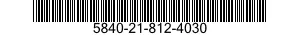 5840-21-812-4030 SPACER,SLEEVE 5840218124030 218124030
