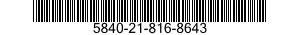 5840-21-816-8643 SCREW,SHOULDER 5840218168643 218168643