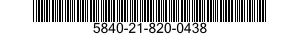 5840-21-820-0438  5840218200438 218200438