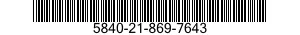 5840-21-869-7643  5840218697643 218697643