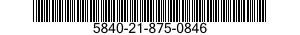 5840-21-875-0846 ANTENNA 5840218750846 218750846