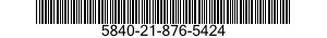 5840-21-876-5424  5840218765424 218765424