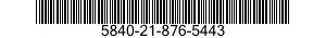5840-21-876-5443  5840218765443 218765443