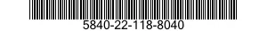 5840-22-118-8040 GAIN CONTROL,RECEIV 5840221188040 221188040
