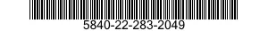 5840-22-283-2049  5840222832049 222832049