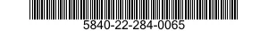 5840-22-284-0065  5840222840065 222840065