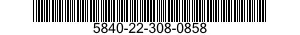 5840-22-308-0858 ANTENNA 5840223080858 223080858
