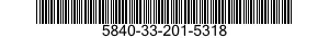 5840-33-201-5318 DETECTING SET,RADAR SIGNALS 5840332015318 332015318